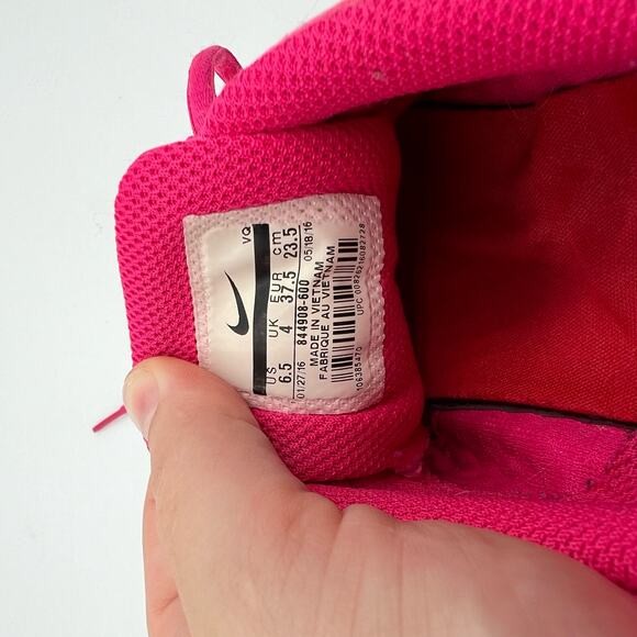 Nike Hot Pink and White Sneakers Size 6.5 - Picture 8 of 8